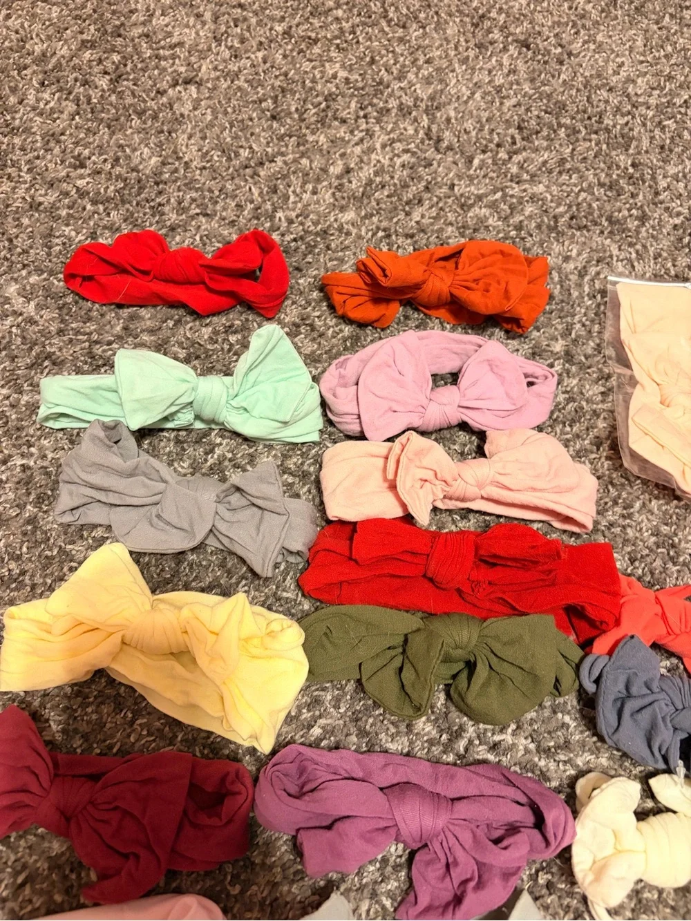 36 Baby Bow Headband Set - Assorted Colors